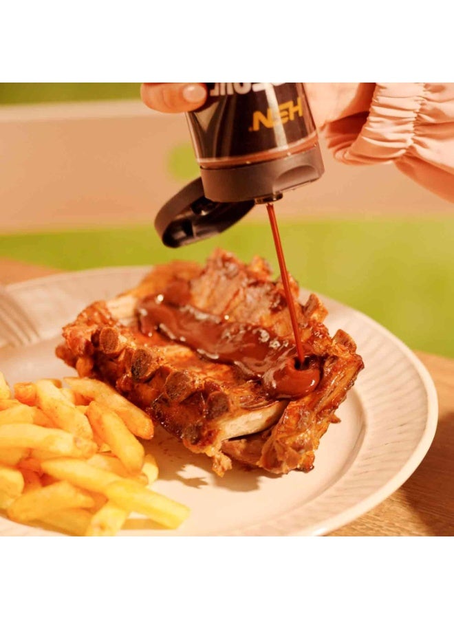 أتش أس أن صلصة باربيكيو صحية من HSN - خالية من الدهون، غنية بالنكهة - من HSN | 350 غرام | قليلة السكريات والسعرات الحرارية | استخدام محدود للمواد المضافة | غطاء مانع للتسرب | مناسبة للنباتيين، وأنظمة الكيتو، والأنظمة الغذائية الخالية من الغلوتين - Image 4